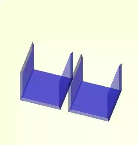Two Piece Cube Puzzle Free 3D print model