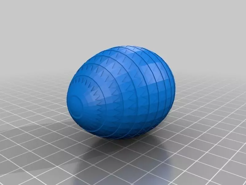 Classic Easter Egg Triangle Array Free 3D print model_0