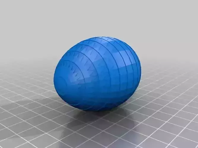 Classic Easter Egg Triangle Array