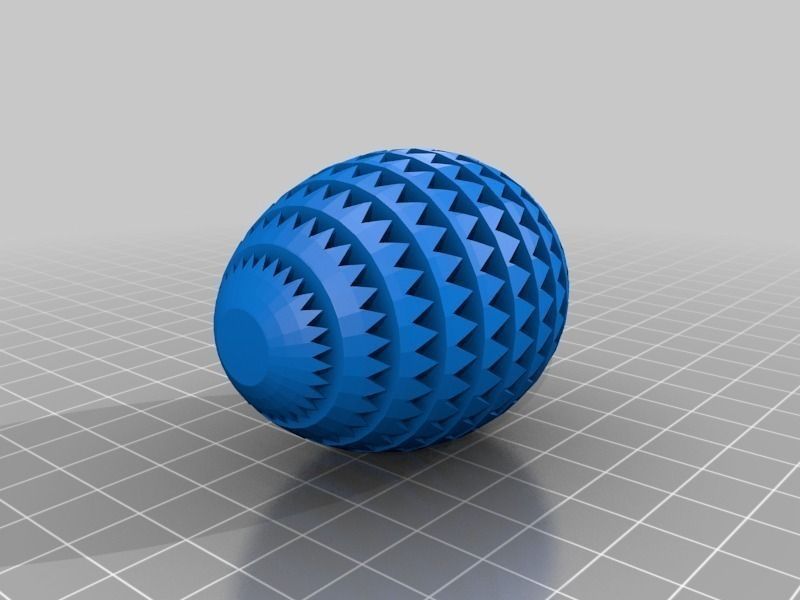 Classic Easter Egg Triangle Array Free 3D print model_2