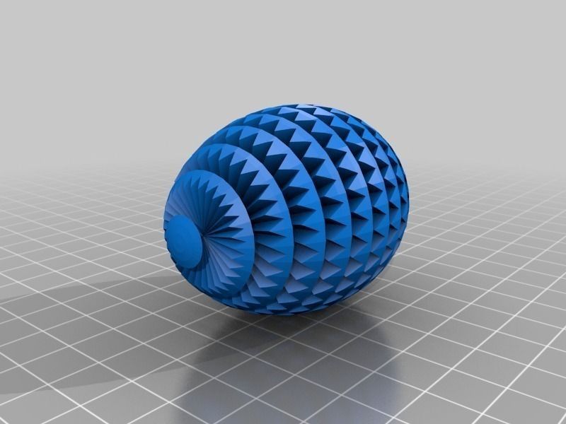 Classic Easter Egg Triangle Array Free 3D print model_1