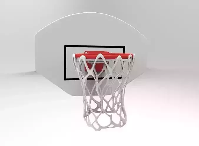 hoop with net Free low-poly 3D model
