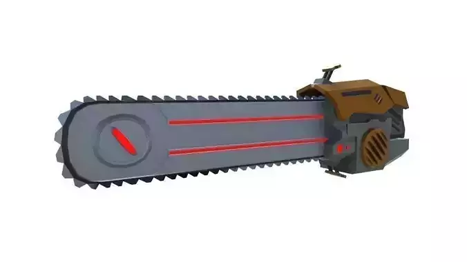 Chainsaw Sci-Fi Weapon