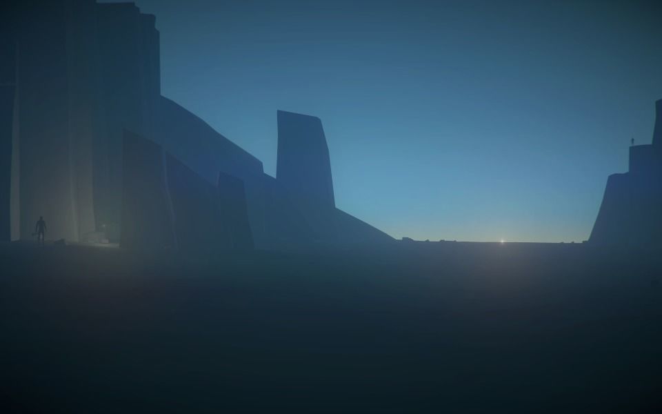 Stylized Cliffs Low-poly 3D model_1