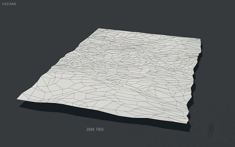 Stylized Cliffs Low-poly 3D model_125