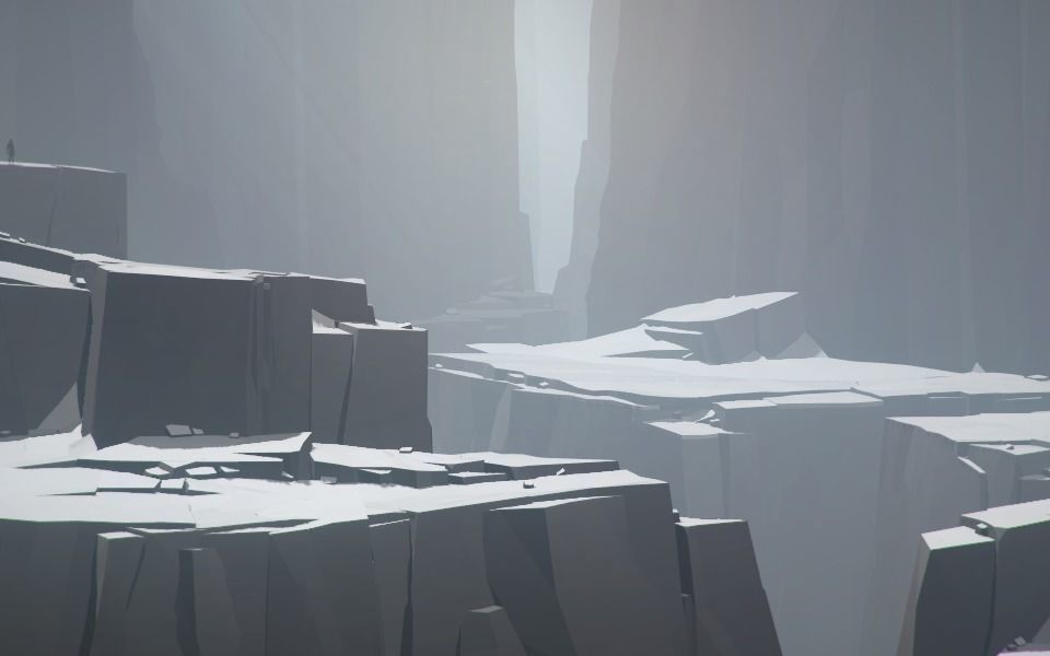 Stylized Cliffs Low-poly 3D model_20