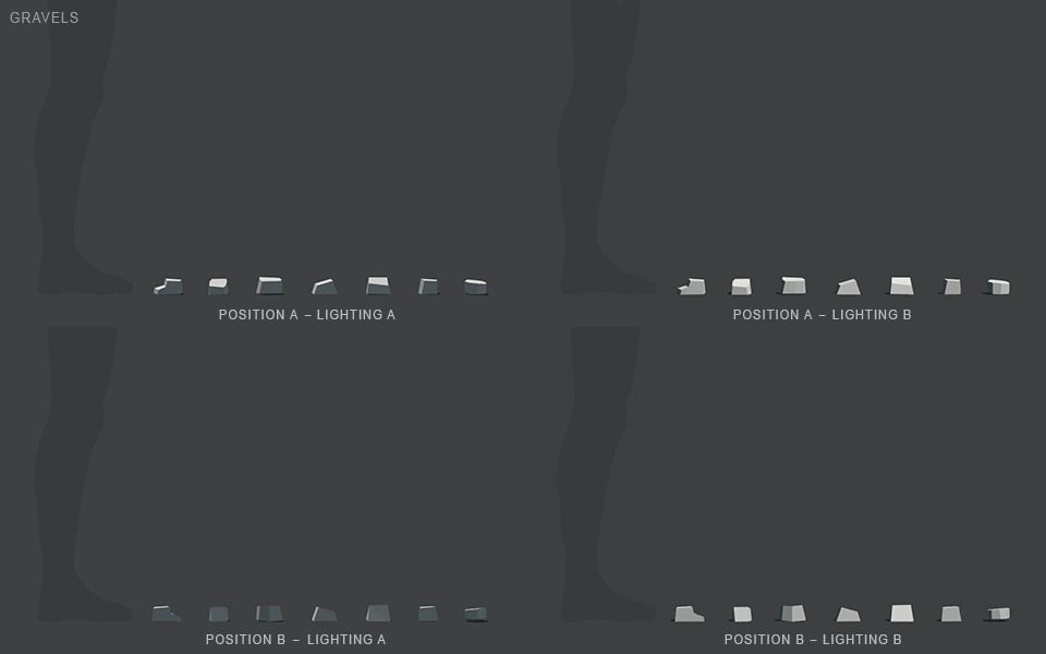 Stylized Cliffs Low-poly 3D model_109