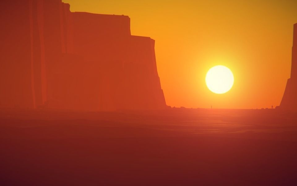 Stylized Cliffs Low-poly 3D model_9