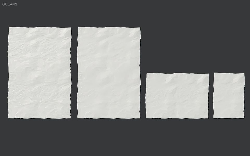 Stylized Cliffs Low-poly 3D model_104