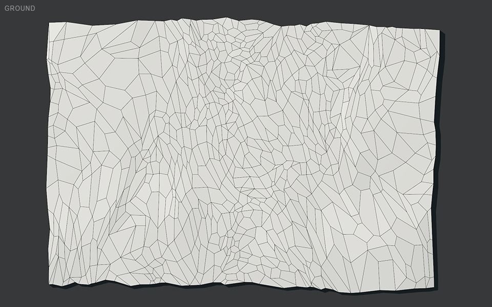 Stylized Cliffs Low-poly 3D model_103