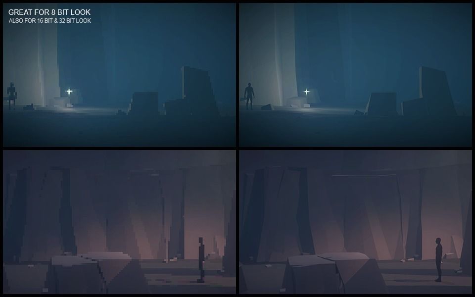 Stylized Cliffs Low-poly 3D model_21