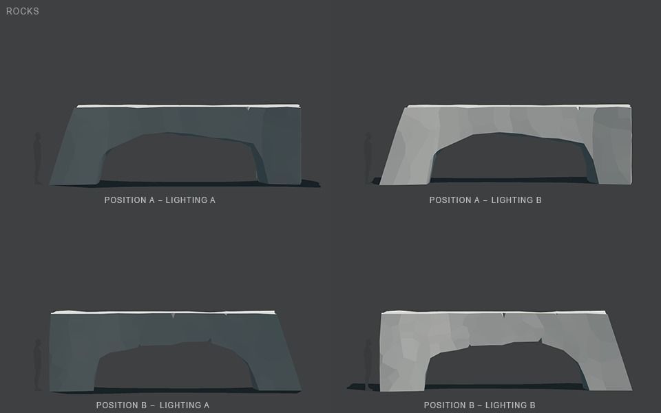 Low Poly Rocks stone sculpture Low-poly 3D model_106