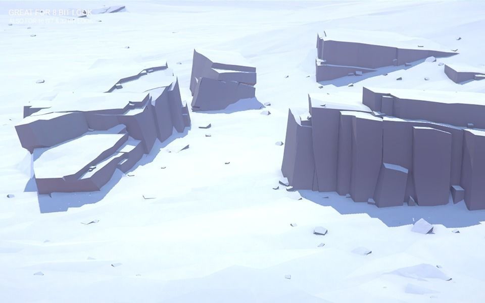 Low Poly Rocks stone sculpture Low-poly 3D model_17