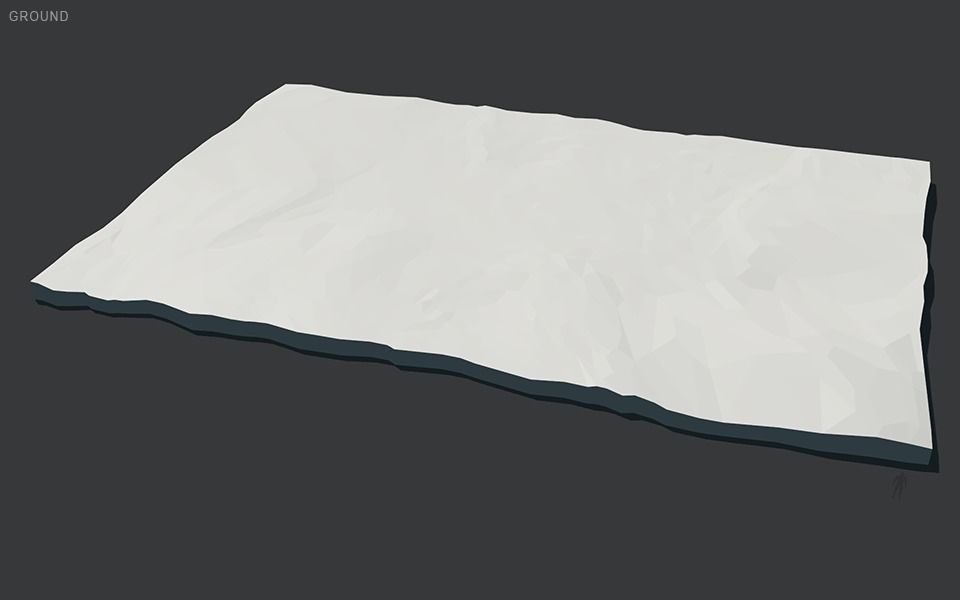 Low Poly Rocks stone sculpture Low-poly 3D model_115