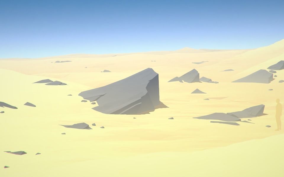 Low Poly Rocks stone sculpture Low-poly 3D model_45