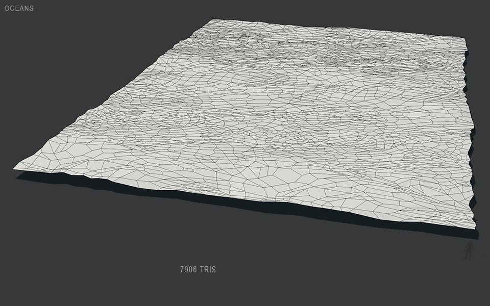 Low Poly Rocks stone sculpture Low-poly 3D model_137