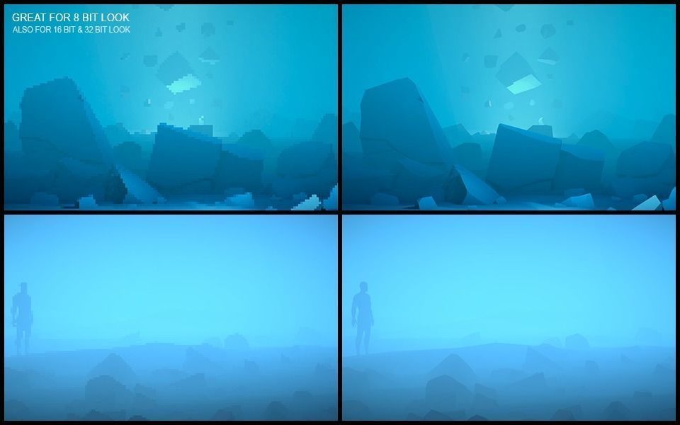 Low Poly Stones three pieces of paper Low-poly 3D model_43