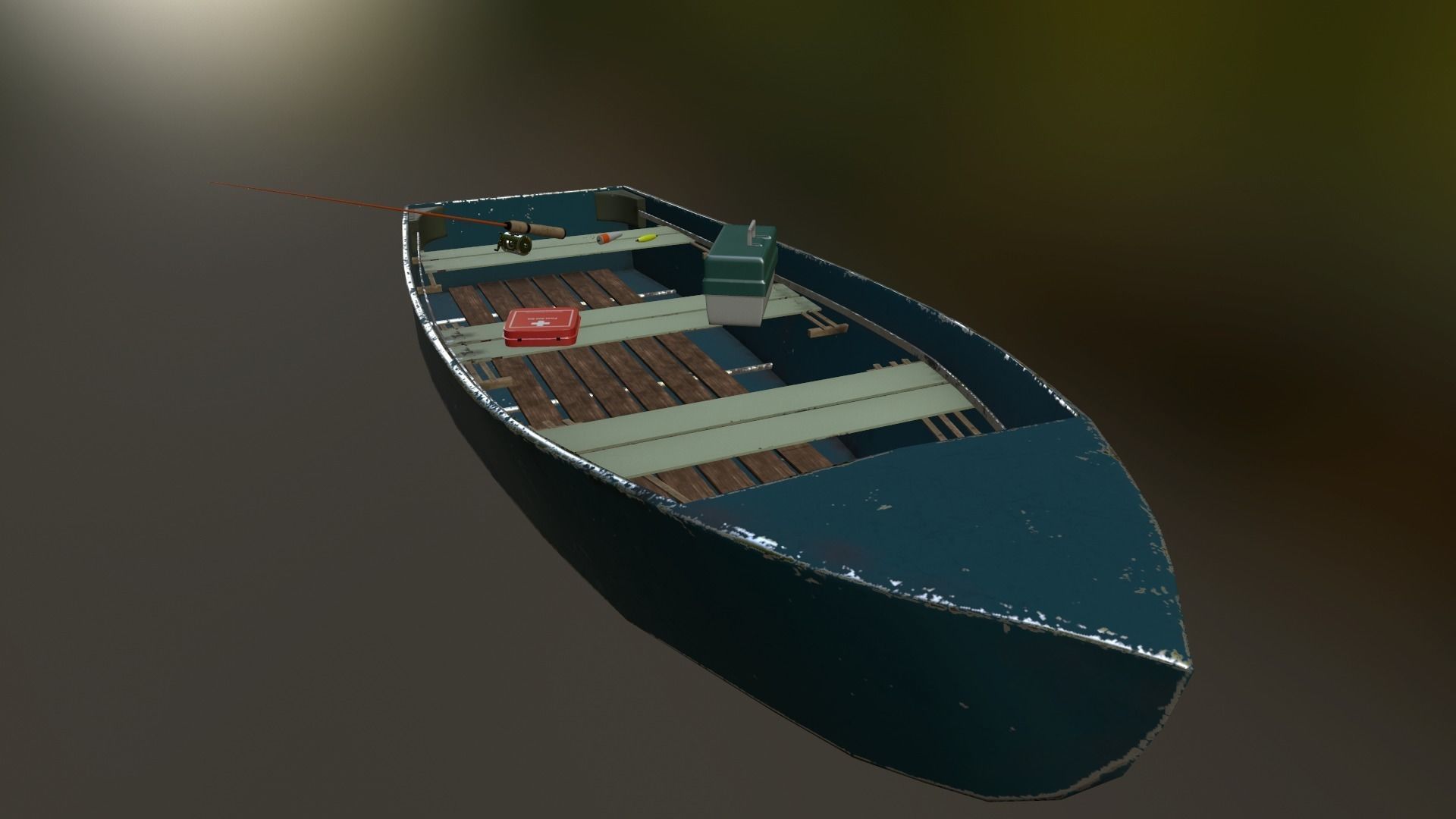 Fishing Gear Pack PBR Low-poly 3D model_2