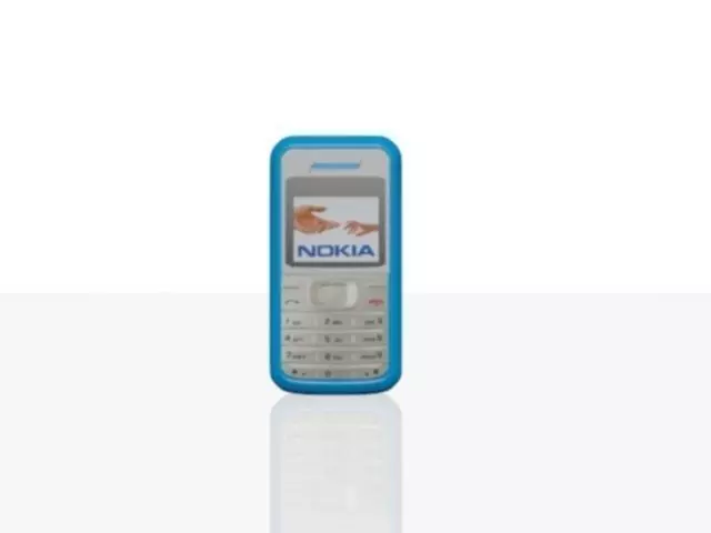 Classic Cellphone - Low Poly Free 3D model_0