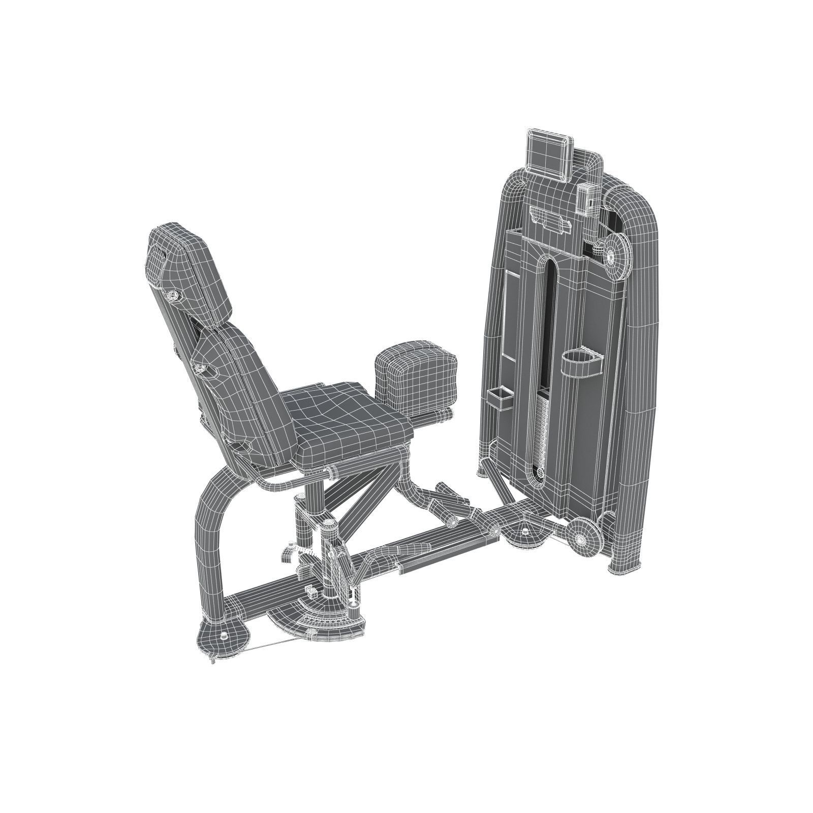 Technogym - Selectorised - Adductor  3D model_8