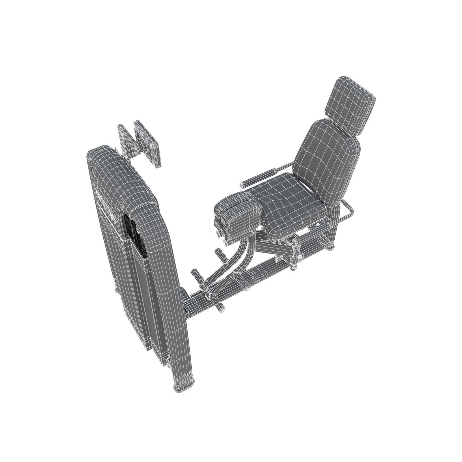 Technogym - Selectorised - Adductor  3D model_6