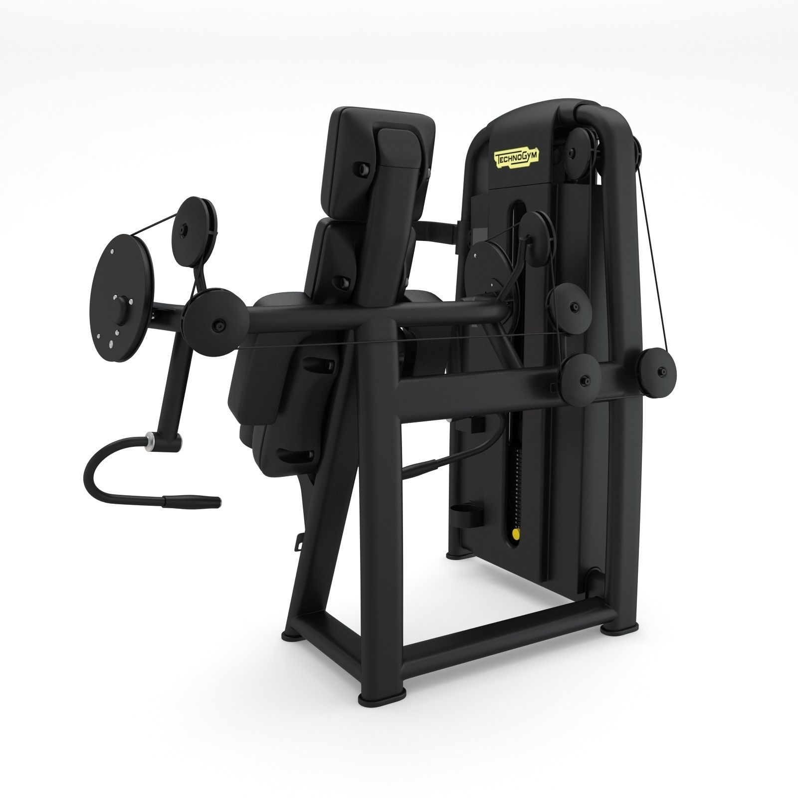 Technogym - Selectorised - Arm Curl 3D Model 3D model_5