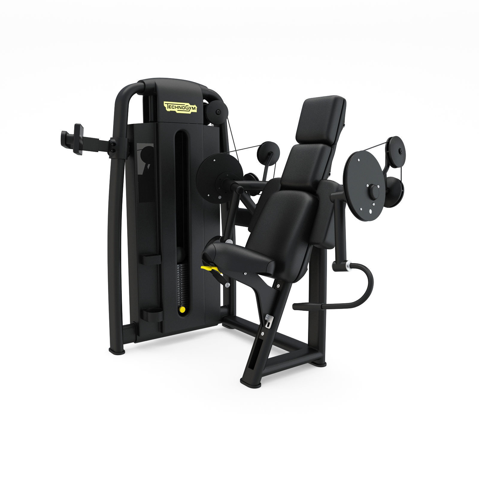 Technogym - Selectorised - Arm Curl 3D Model 3D model_3