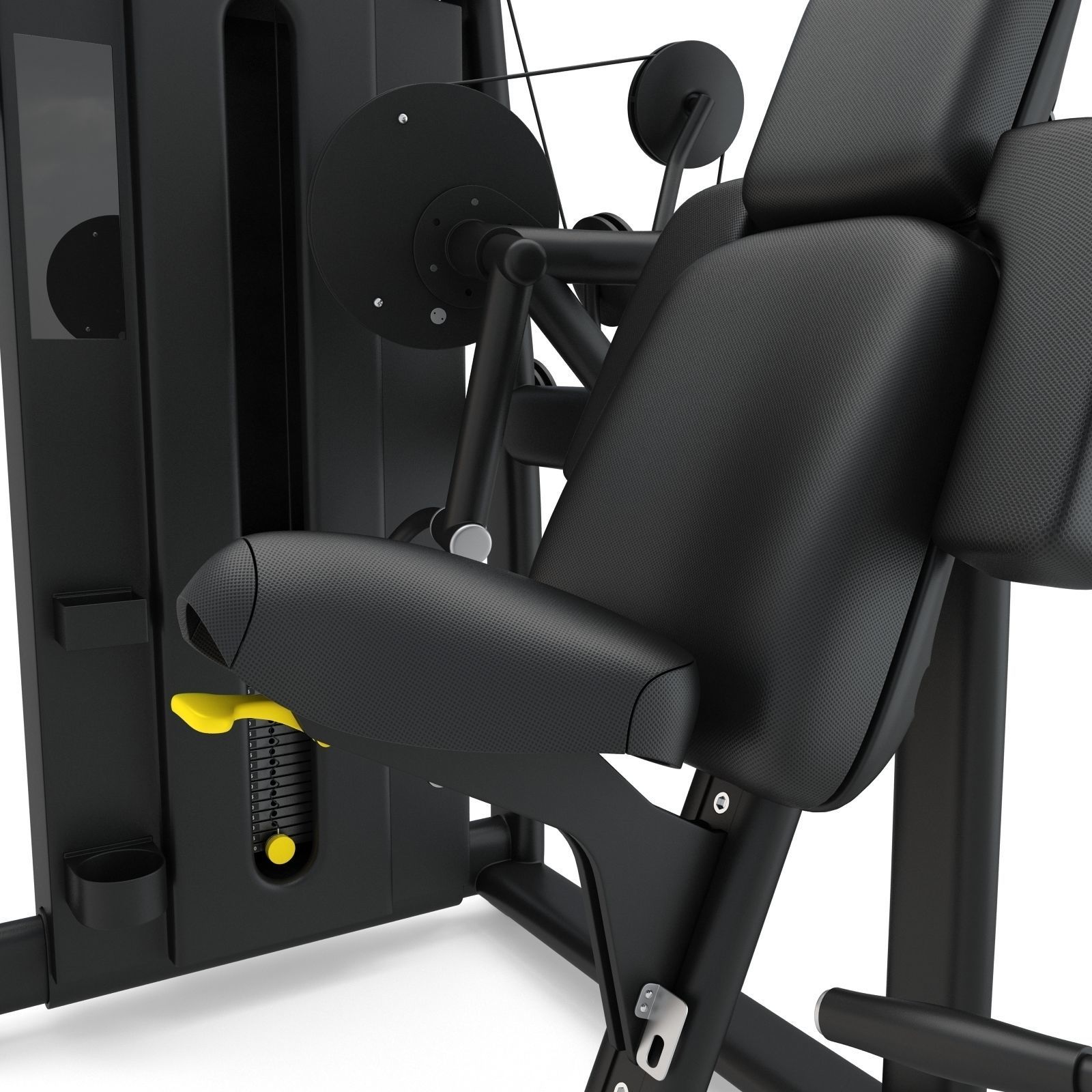 Technogym - Selectorised - Arm Curl 3D Model 3D model_4