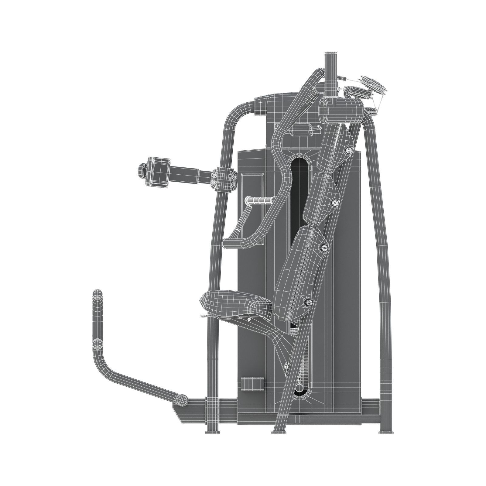 Technogym - Selectorised - Chest Press 3D model_7