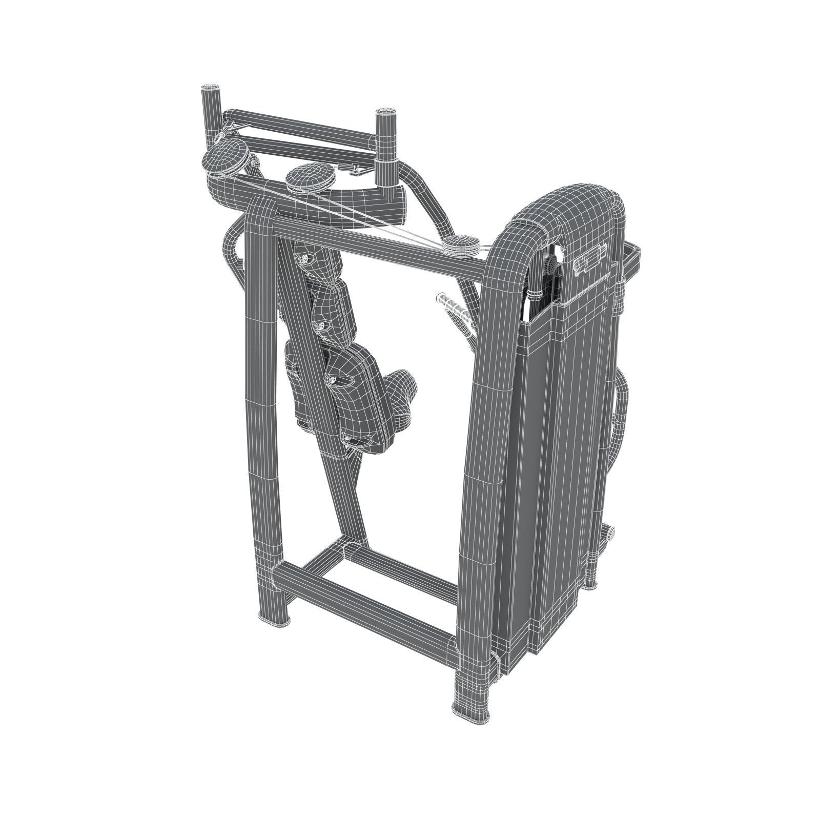 Technogym - Selectorised - Chest Press 3D model_8