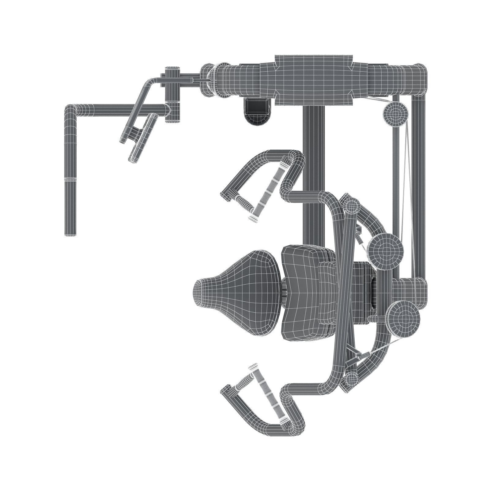 Technogym - Selectorised - Chest Press 3D model_9