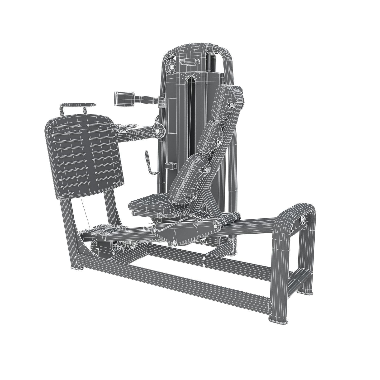 Technogym - Selectorised - Leg Press 3D model_7
