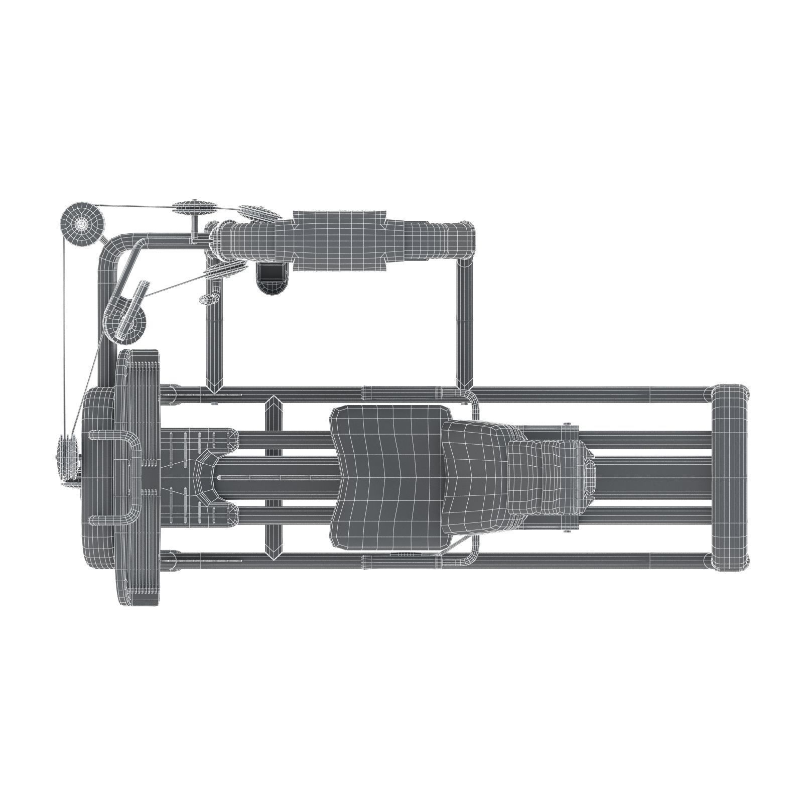 Technogym - Selectorised - Leg Press 3D model_9