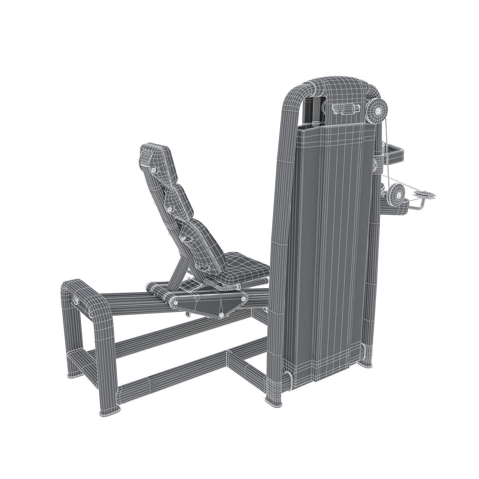Technogym - Selectorised - Leg Press 3D model_8