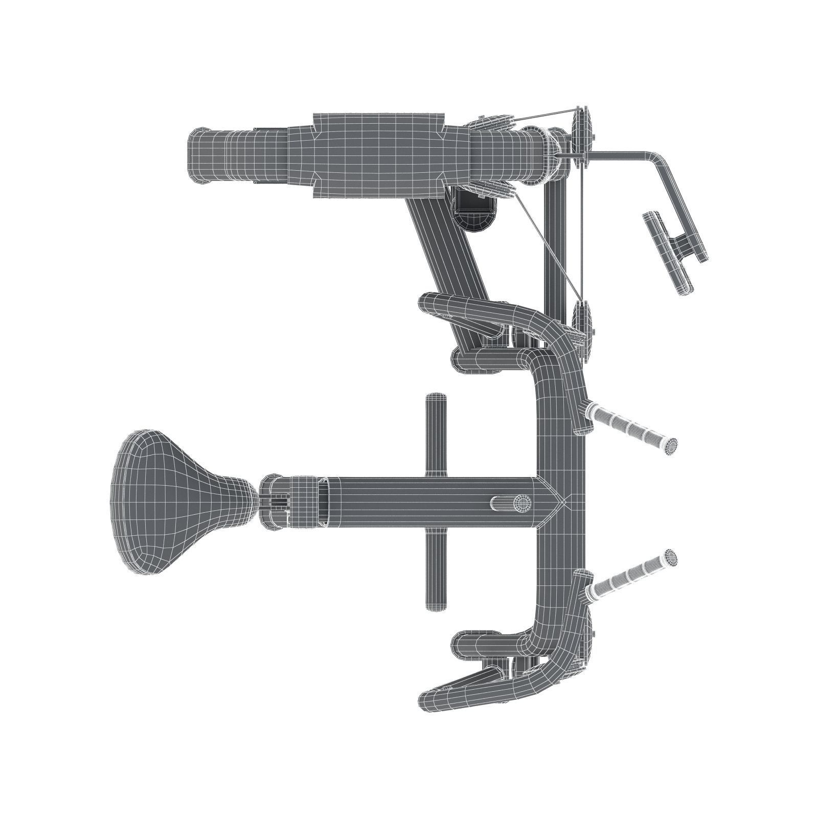 Technogym - Selectorised - Low Row  3D model_8