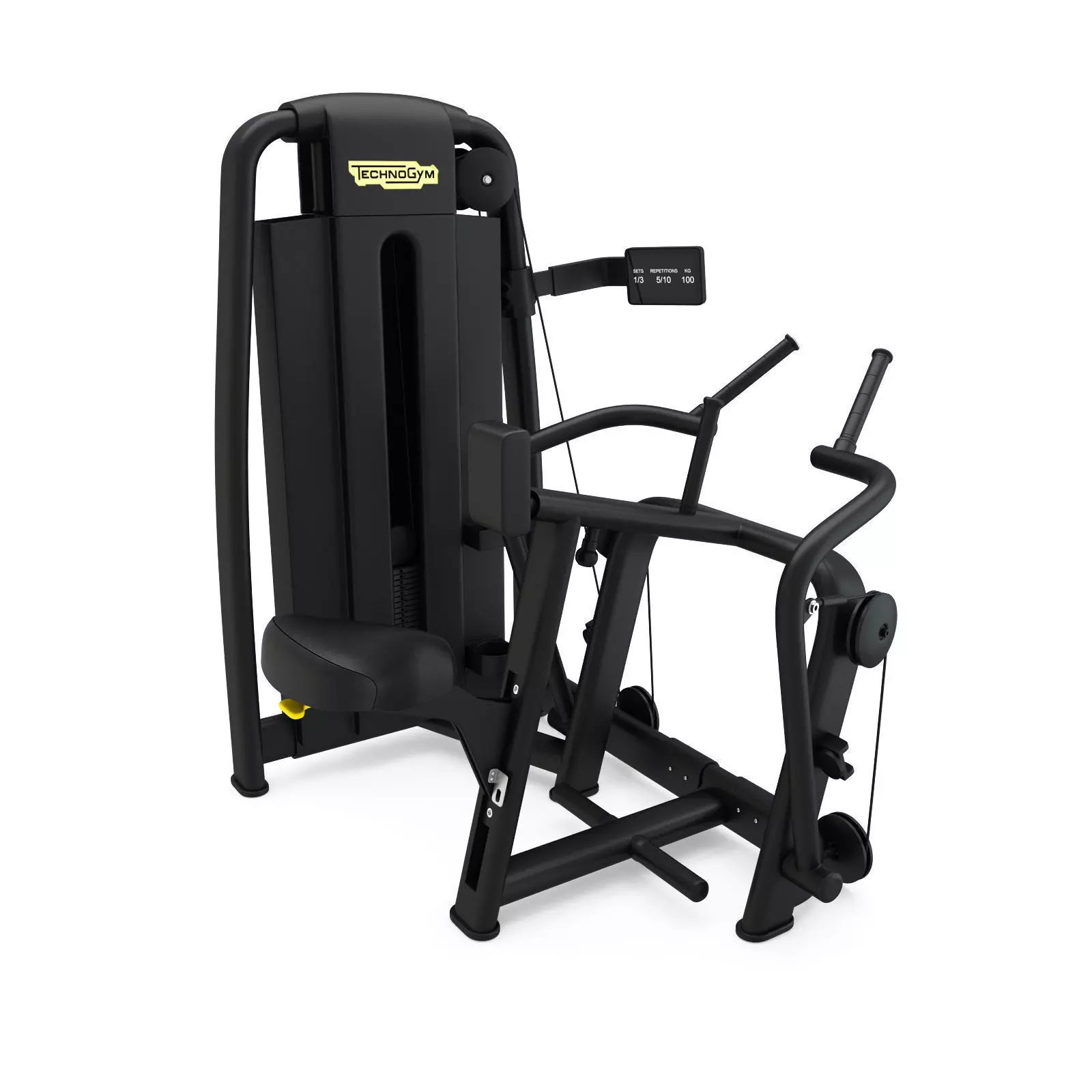 Technogym - Selectorised - Low Row  3D model_0