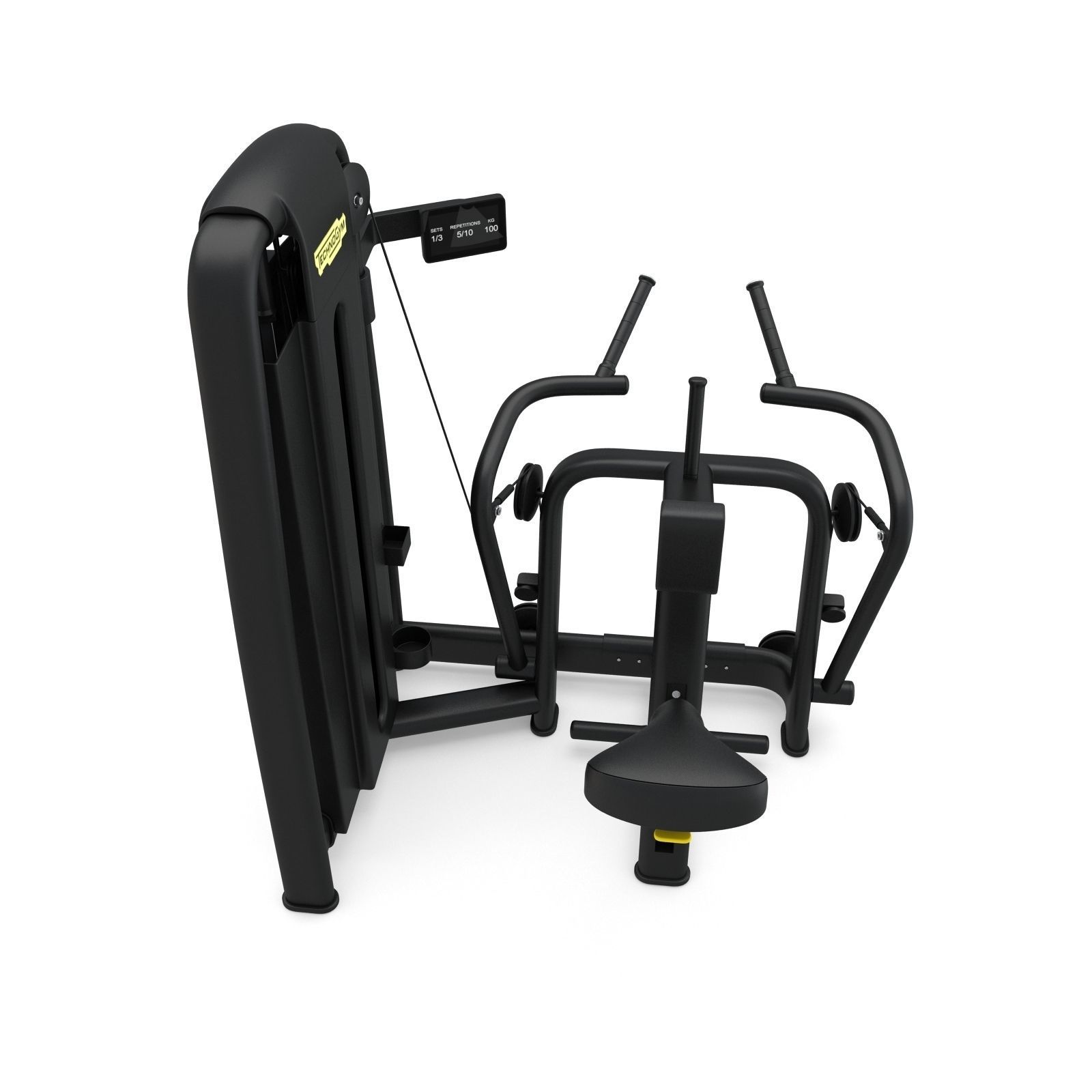 Technogym - Selectorised - Low Row  3D model_4
