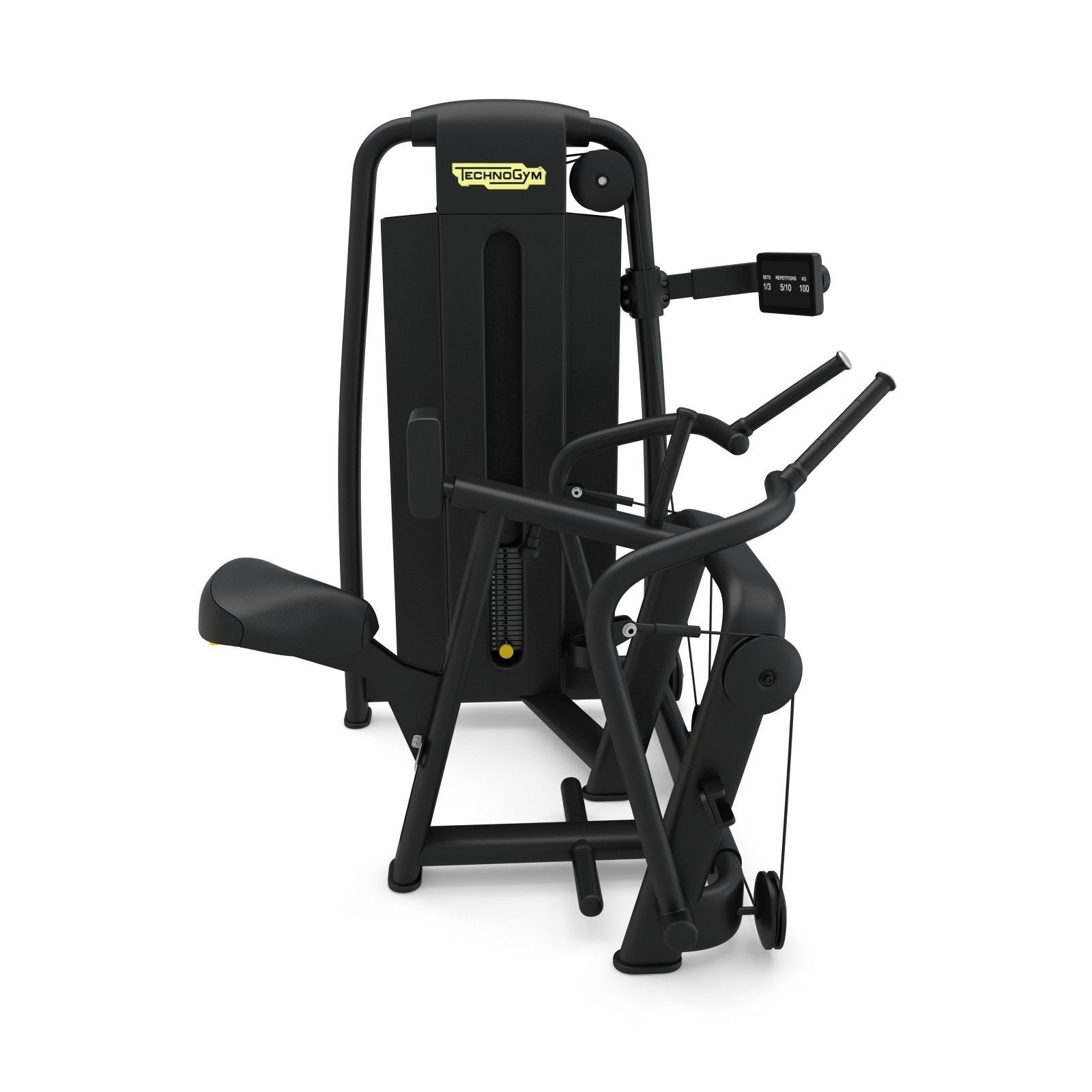 Technogym - Selectorised - Low Row  3D model_1