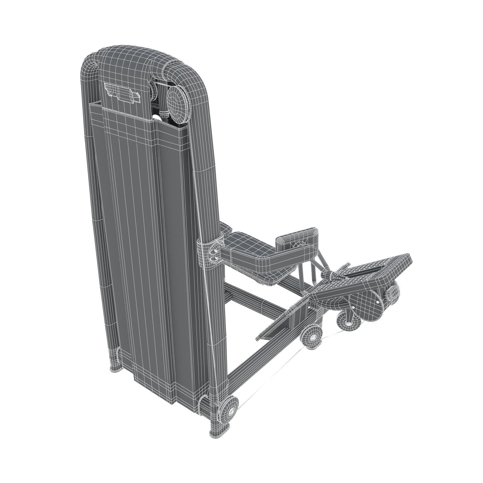 Technogym - Selectorised - Pulley 3D model_8