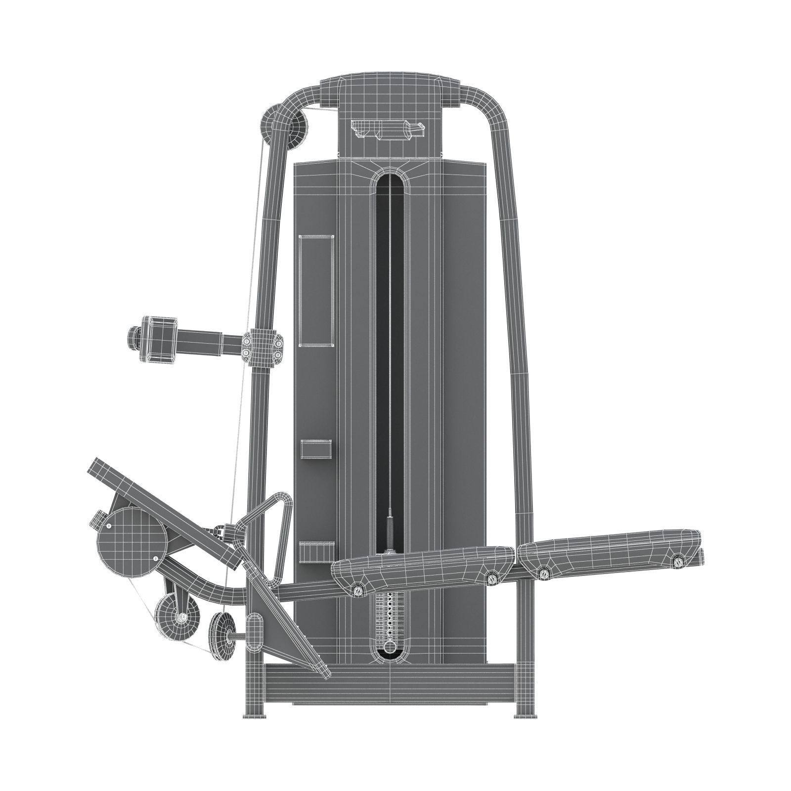 Technogym - Selectorised - Pulley 3D model_7