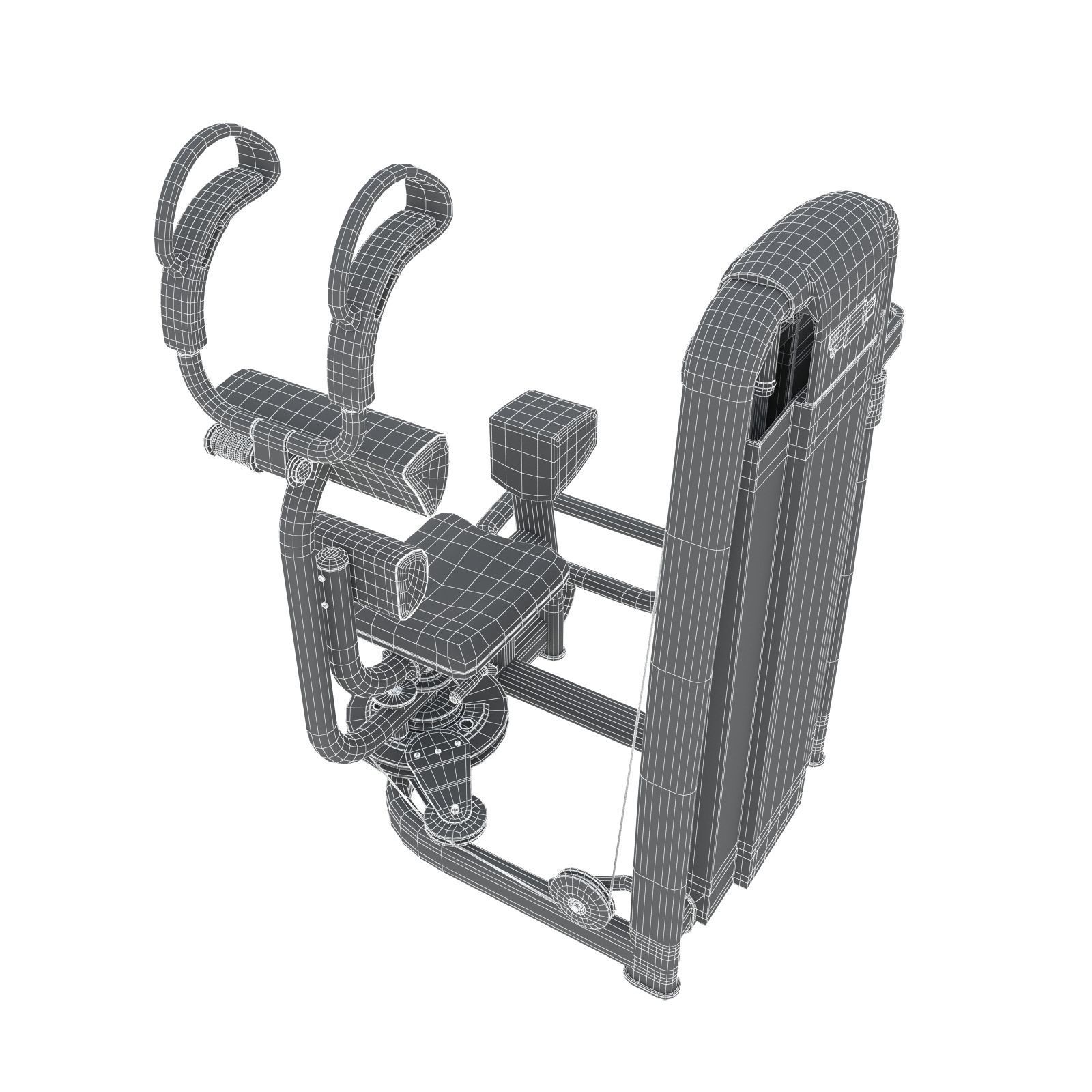 Technogym - Selectorised - Rotary Torso 3D model_6