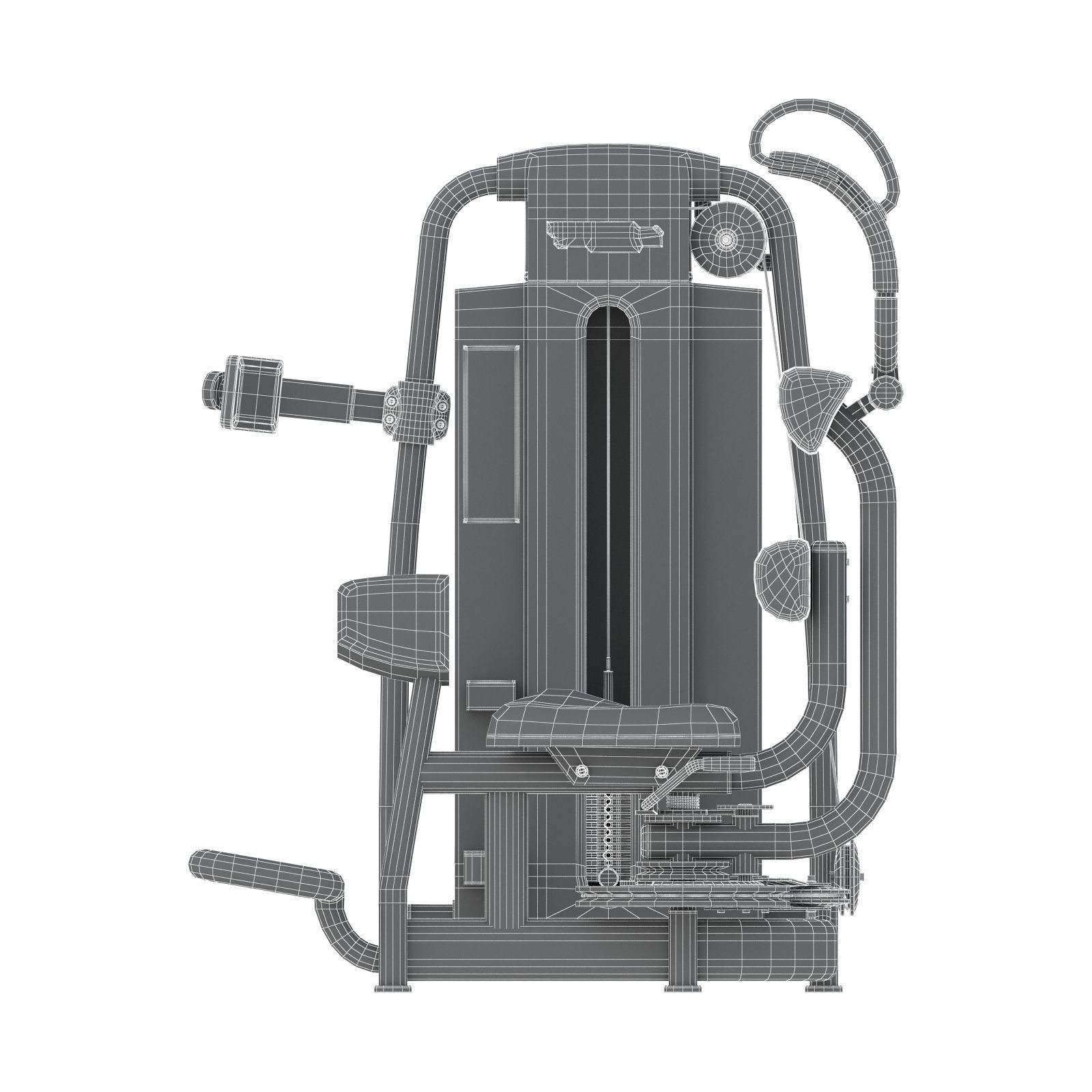 Technogym - Selectorised - Rotary Torso 3D model_8