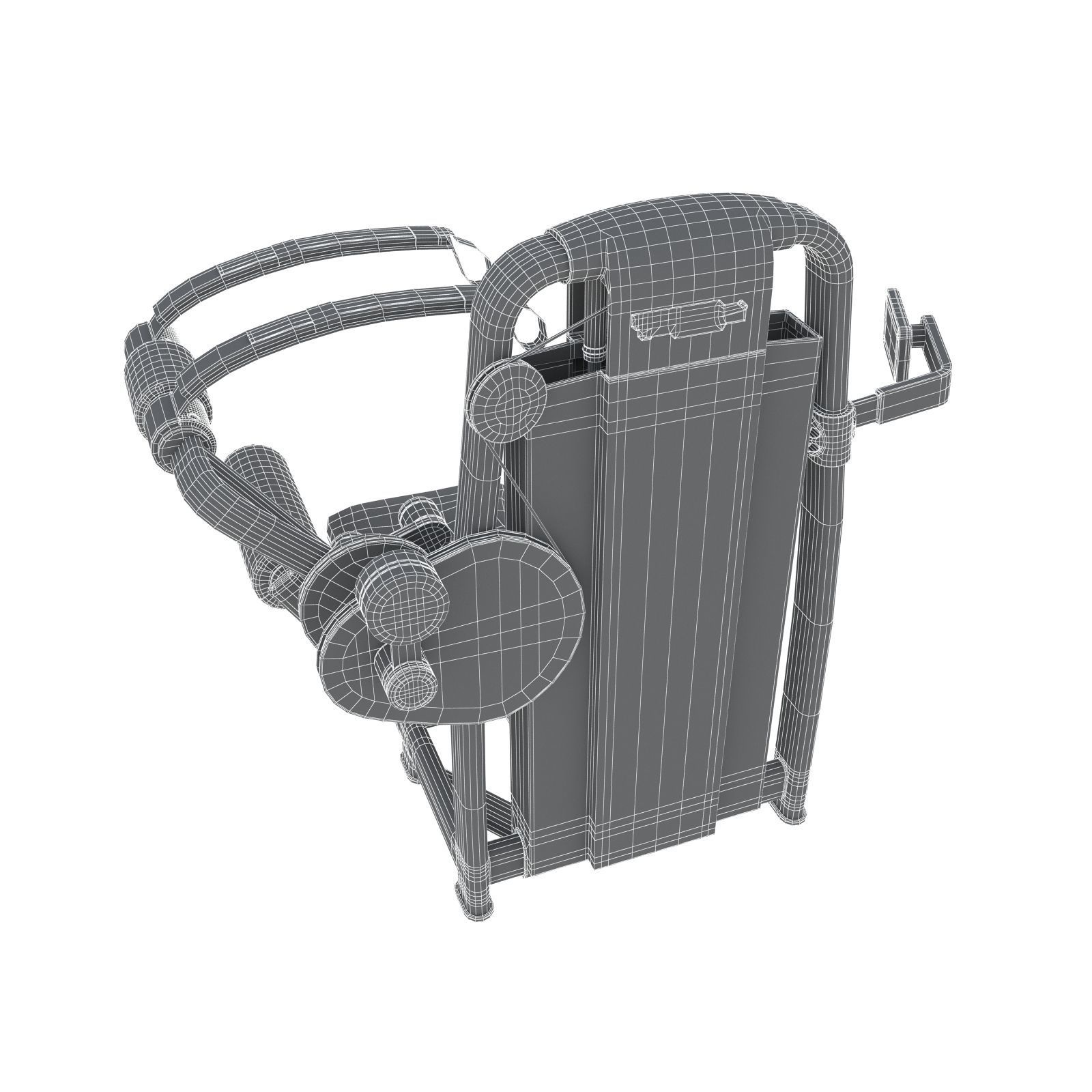 Technogym - Selectorised - Total Abdominal 3D model_6