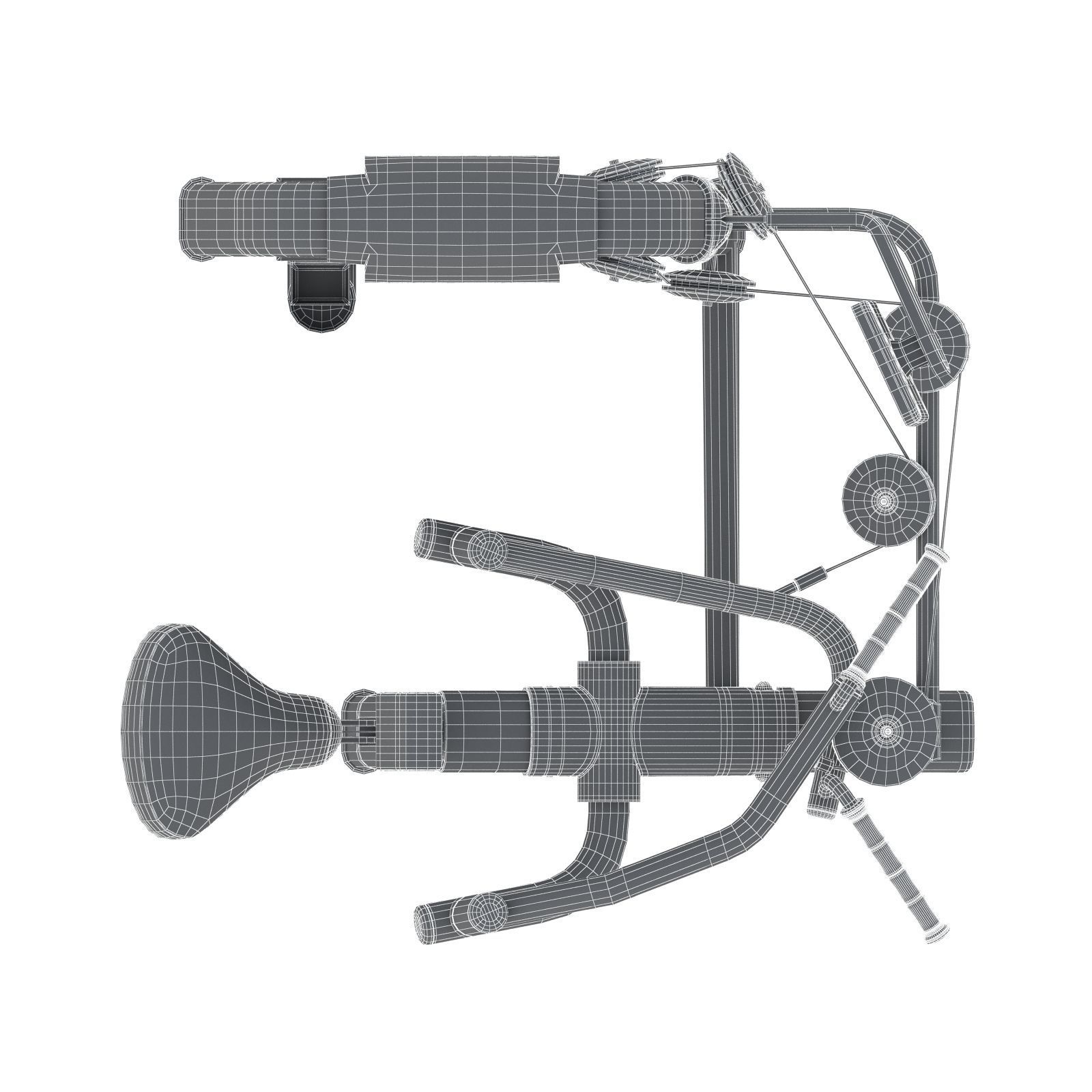 Technogym - Selectorised - Upper Back 3D model_6