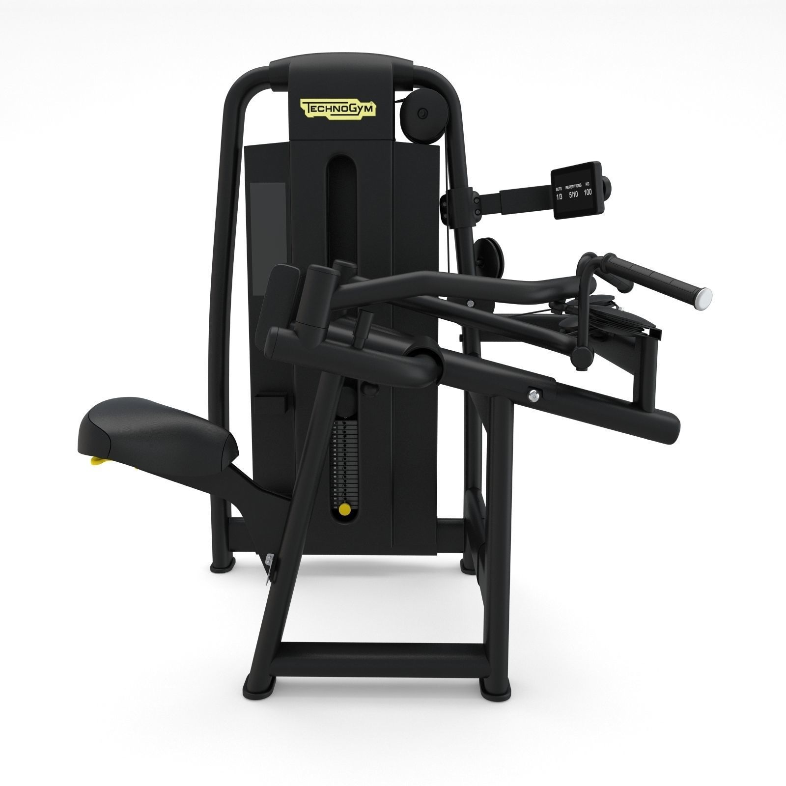 Technogym - Selectorised - Upper Back 3D model_4