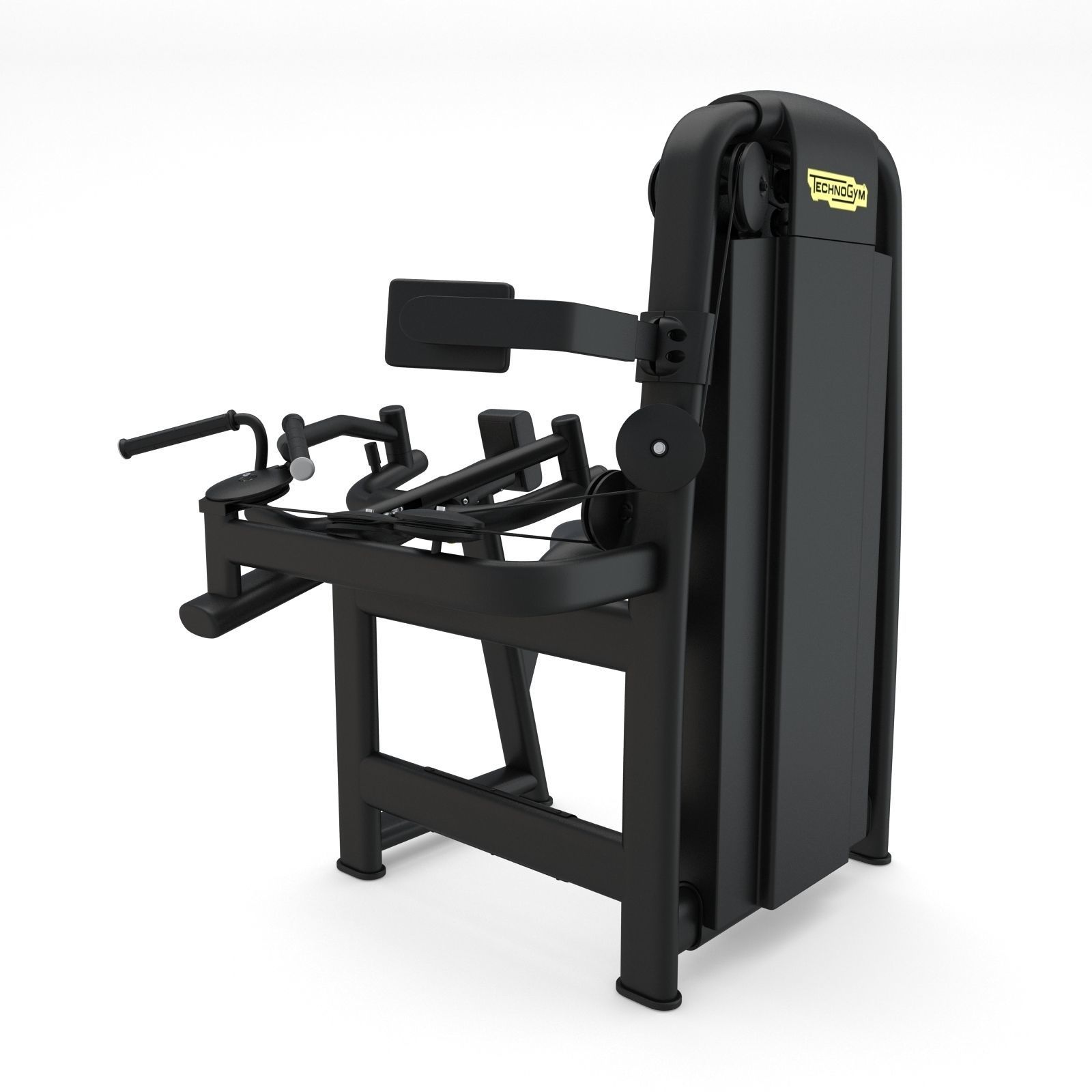 Technogym - Selectorised - Upper Back 3D model_1