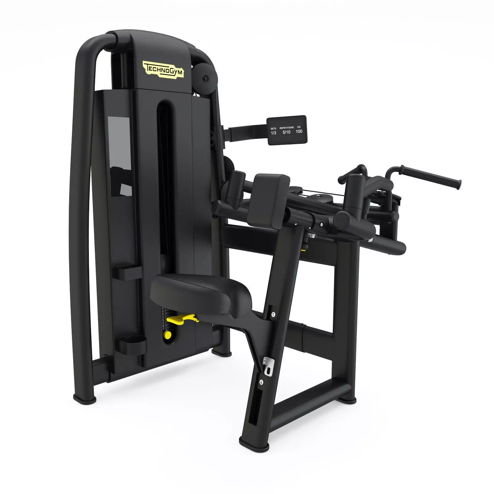 Technogym - Selectorised - Upper Back 3D model_0