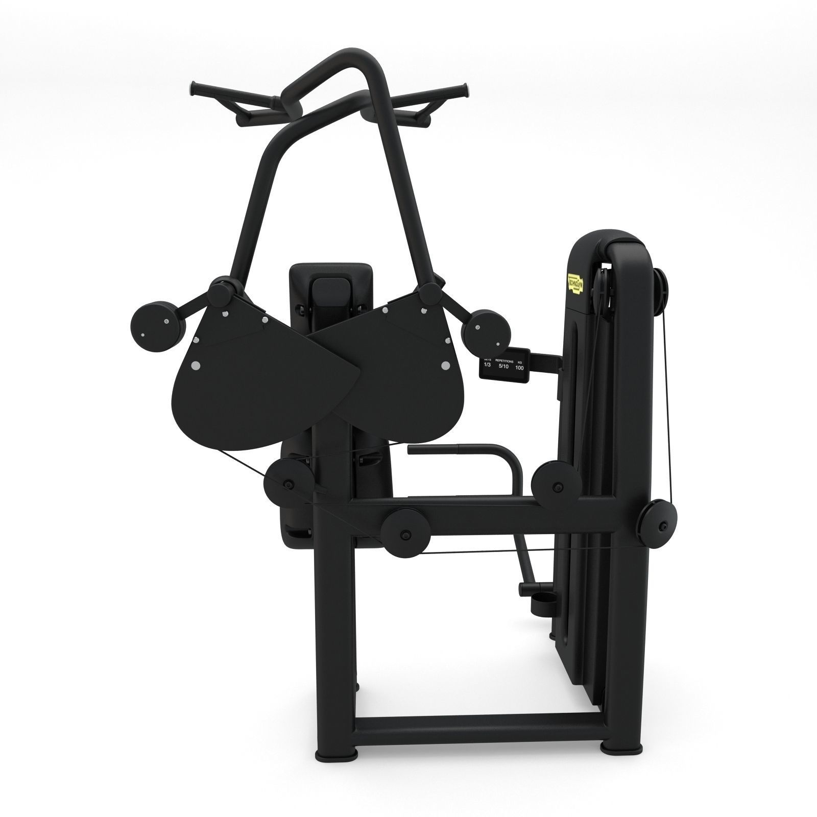 Technogym - Selectorised - Vertical Traction 3D model_3