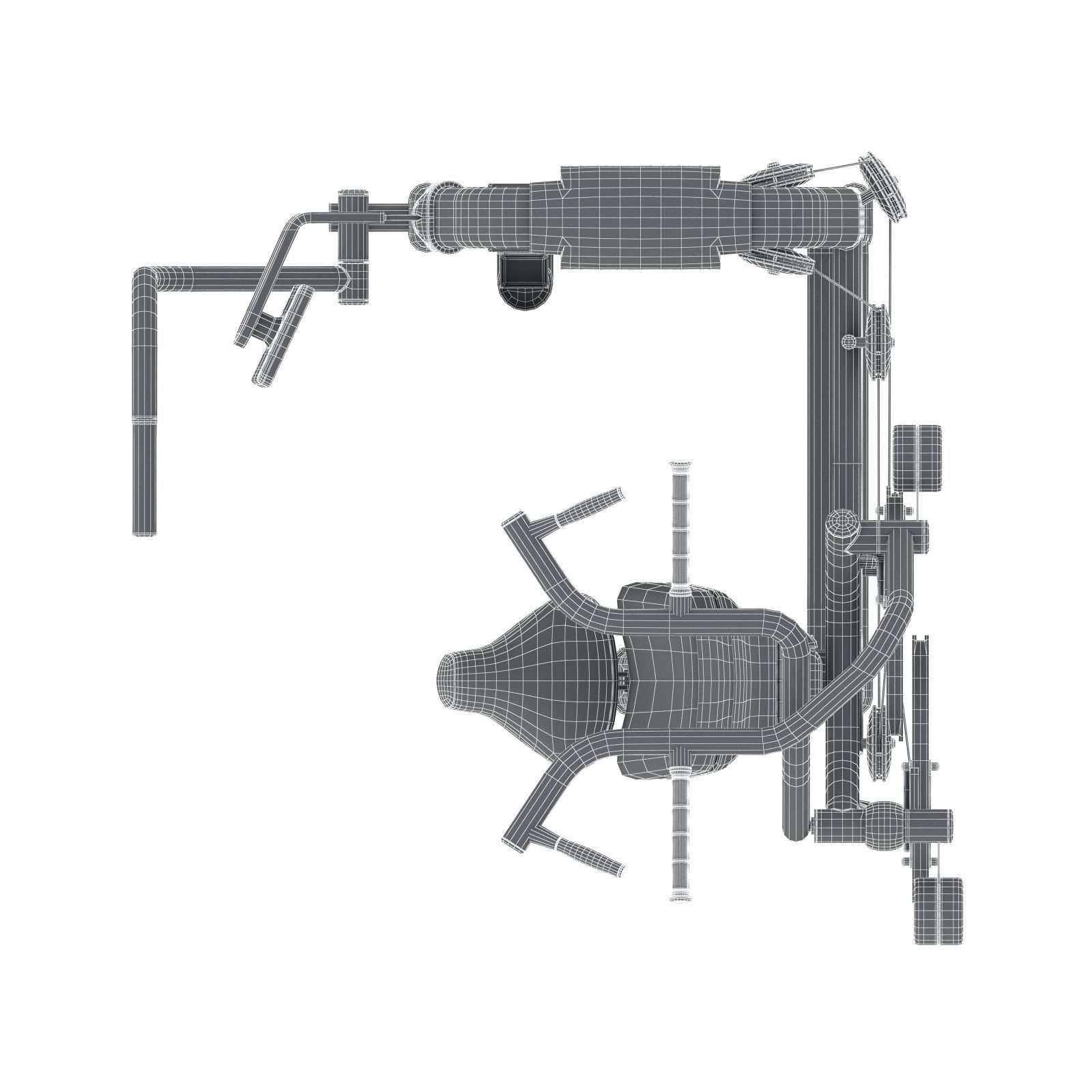 Technogym - Selectorised - Vertical Traction 3D model_7