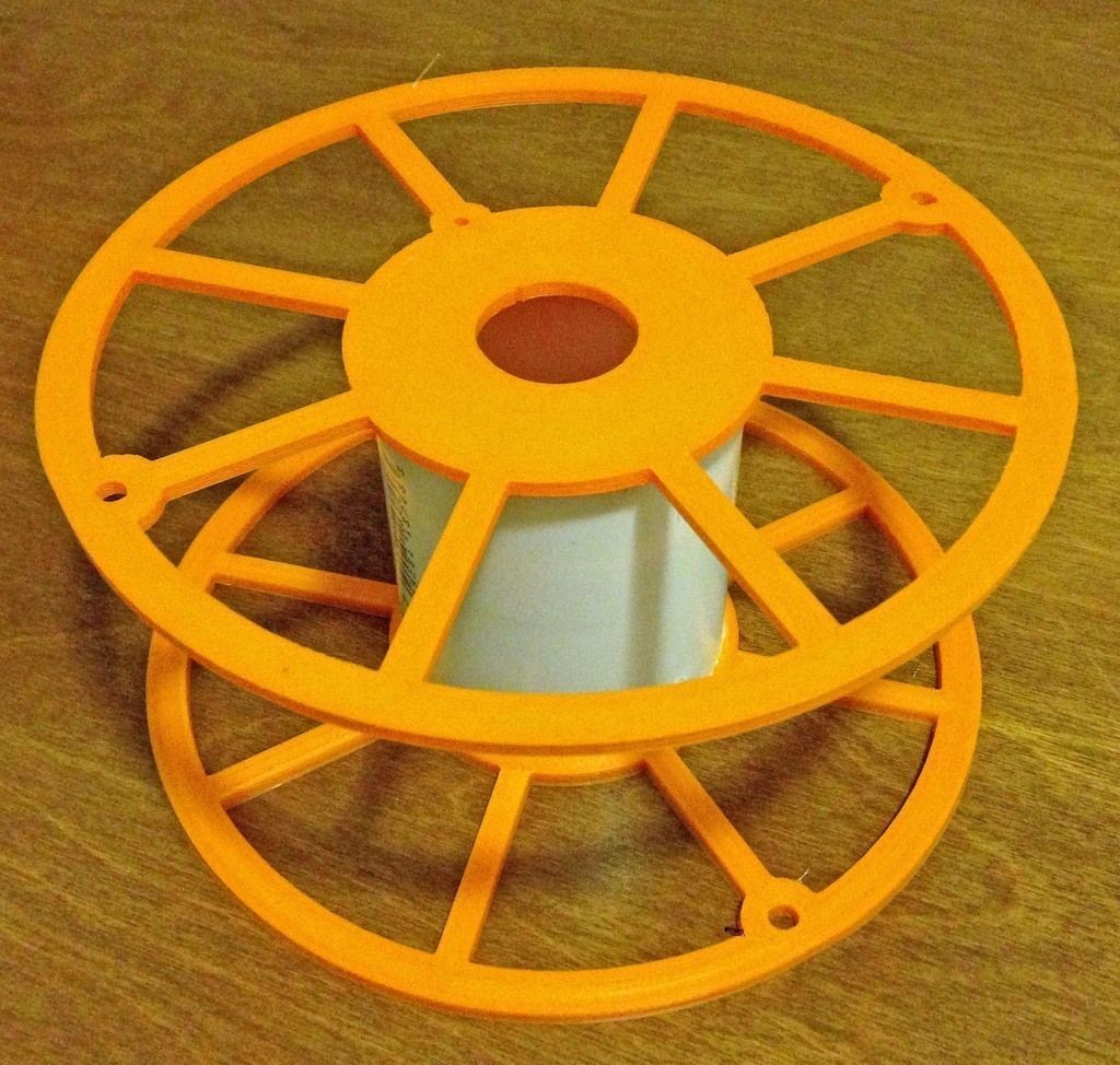 3D Printer Filament Spool Free 3D print model_2